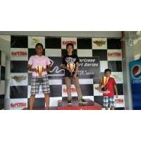 with my cousins. got the first place #kartzone